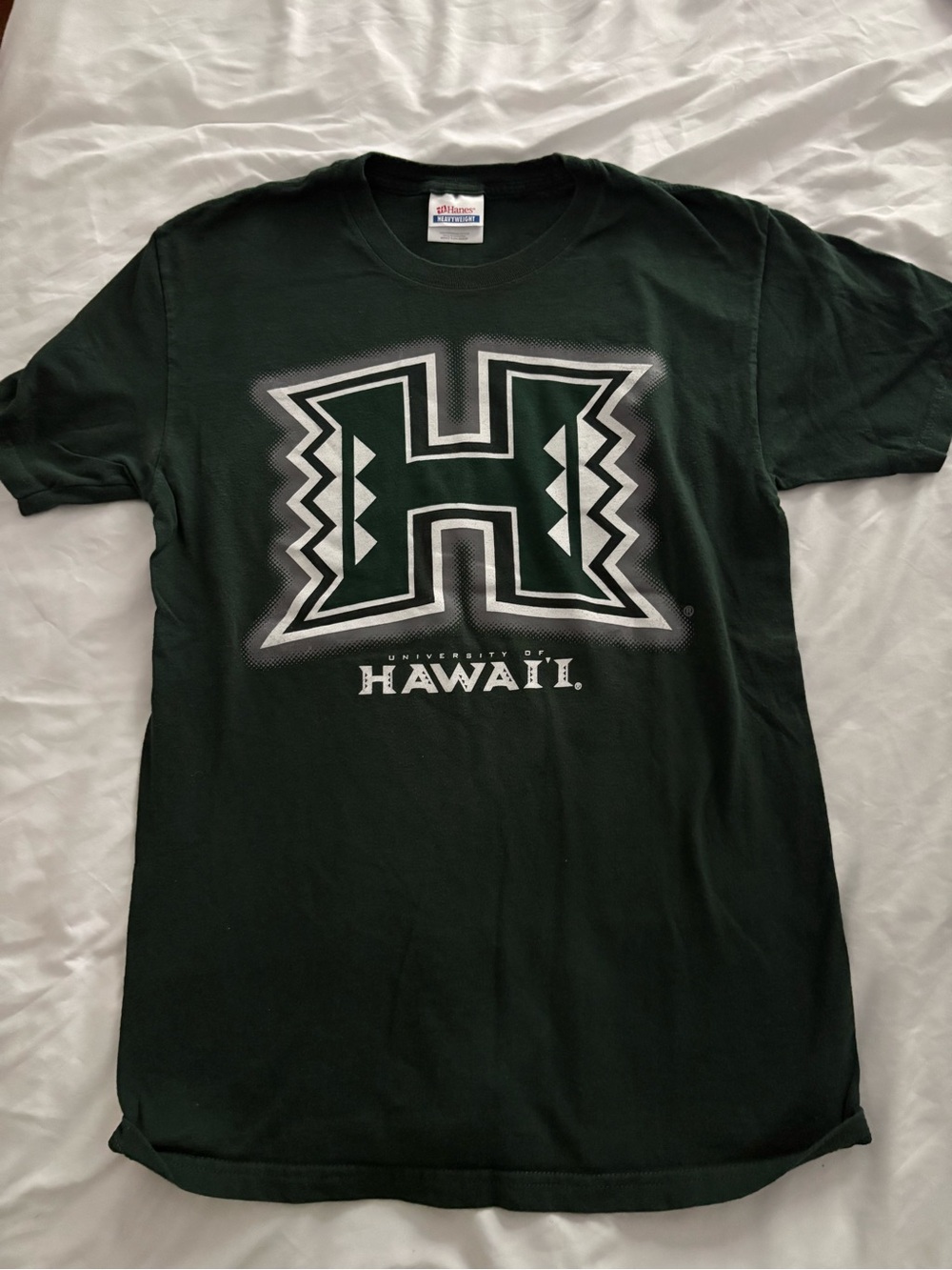 Vintage University of Hawaii Green Logo Tee